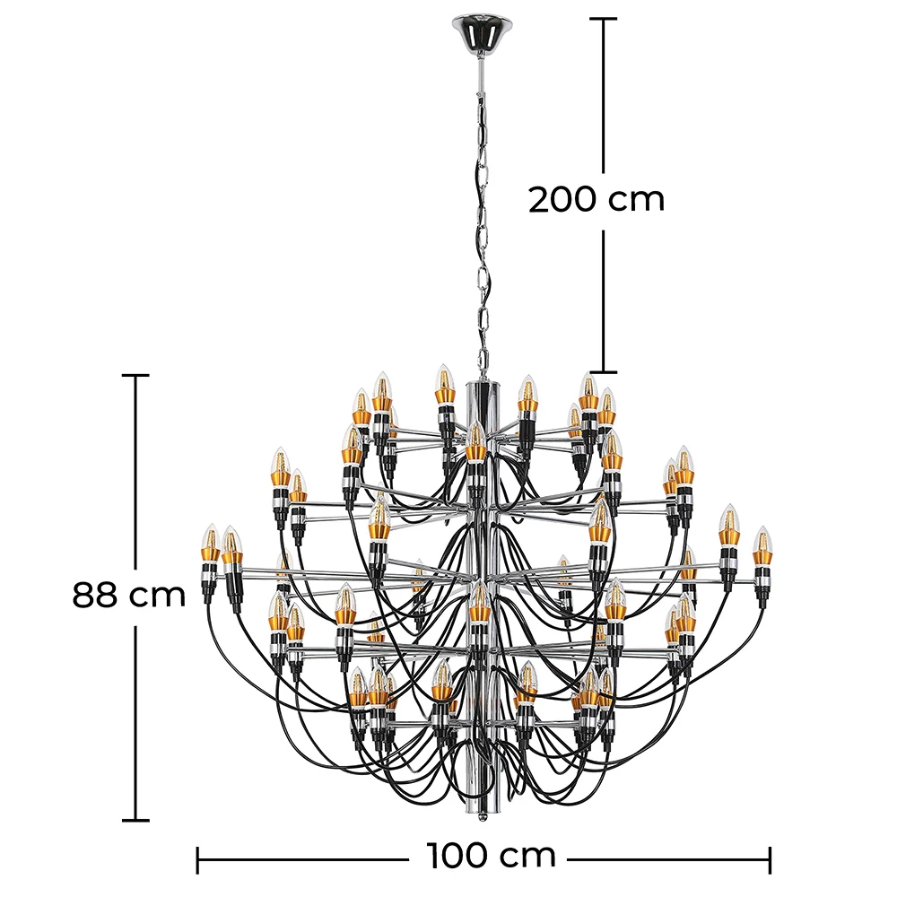 Chandelier Ceiling Lamp - Hanging Lamp - Large Size - Bella image 10