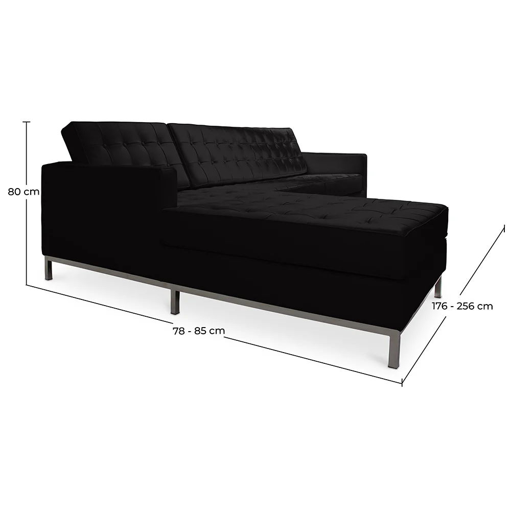 Chaise longue design - Upholstered in Polipiel - Nova image 10