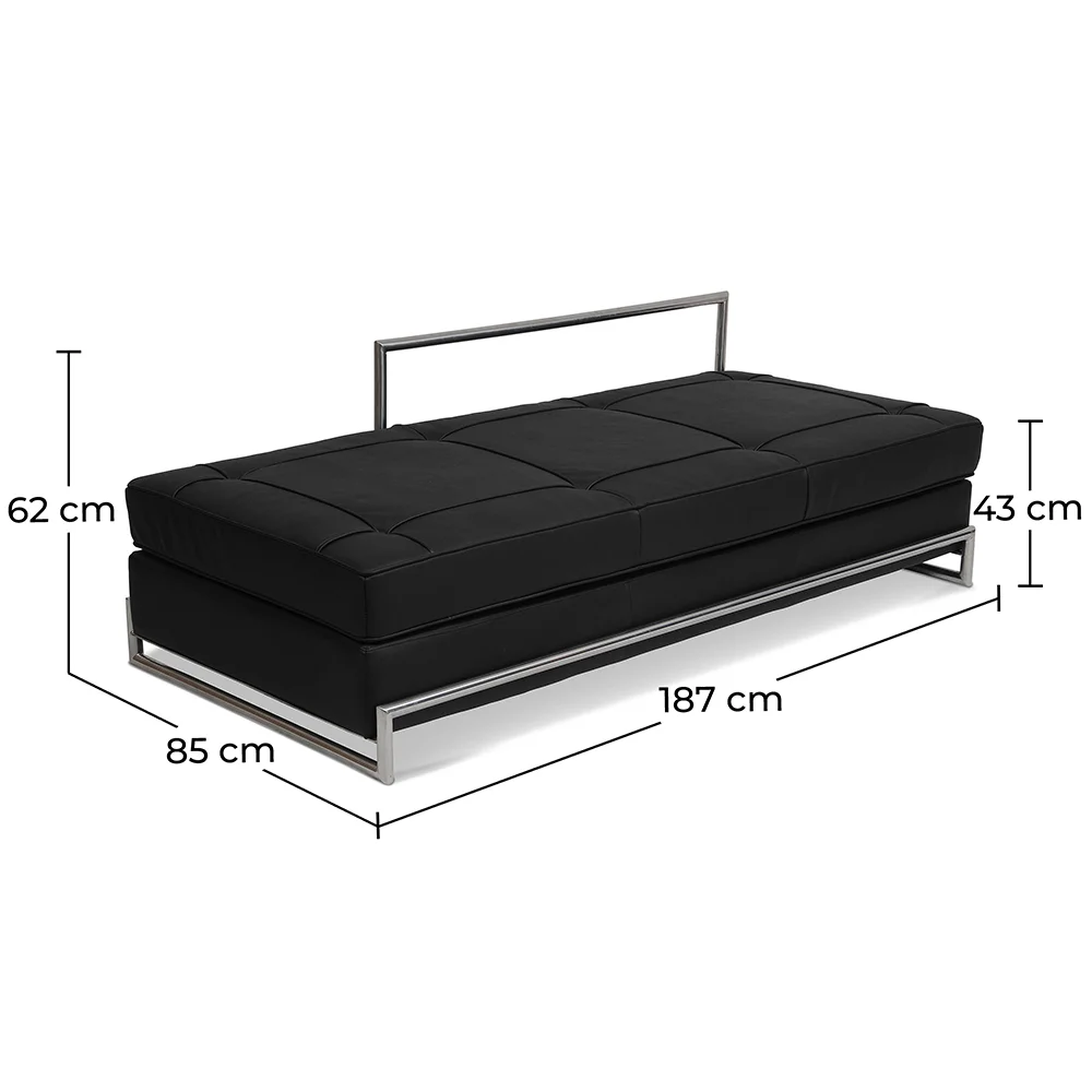 Bench upholstered in faux leather - Dayved image 10