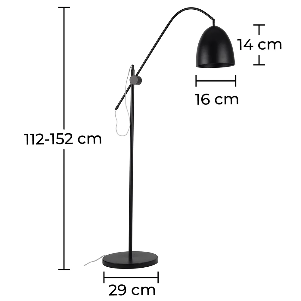 Floor lamp – minimalist style floor lamp – metal – Beeb image 10