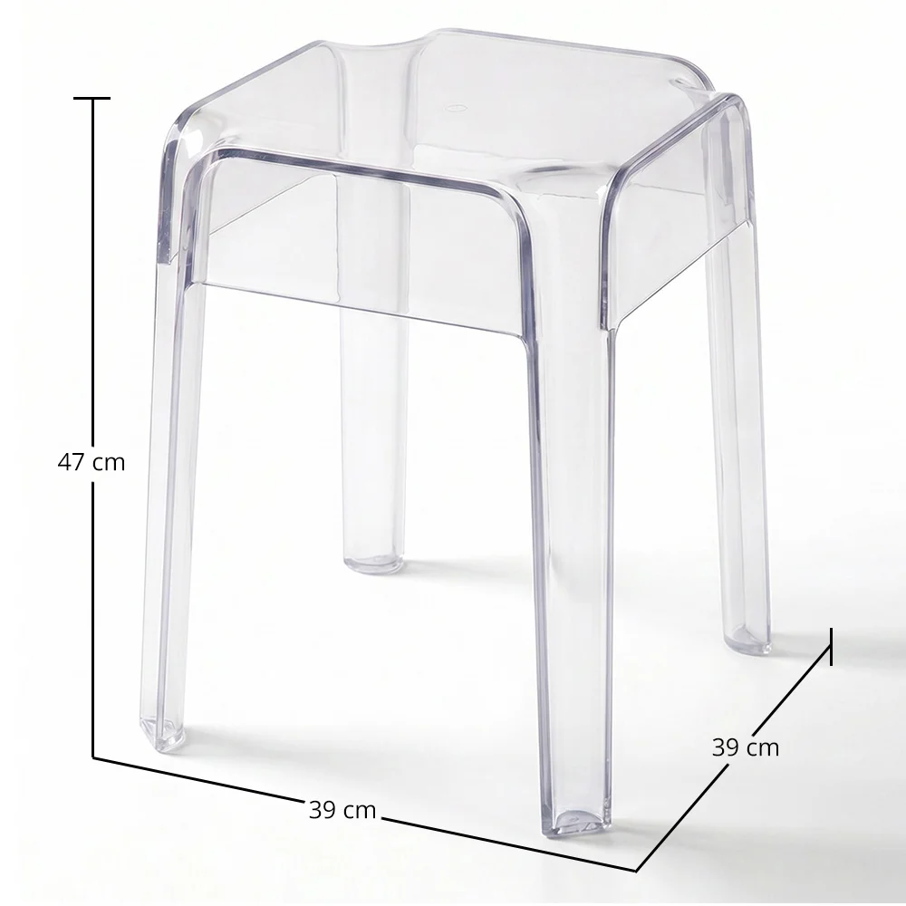Stool Low Transparent - 47cm - Victoria Queen image 10