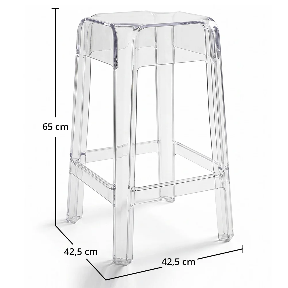 Transparent Design Stool - 65cm - Victoria Queen image 10