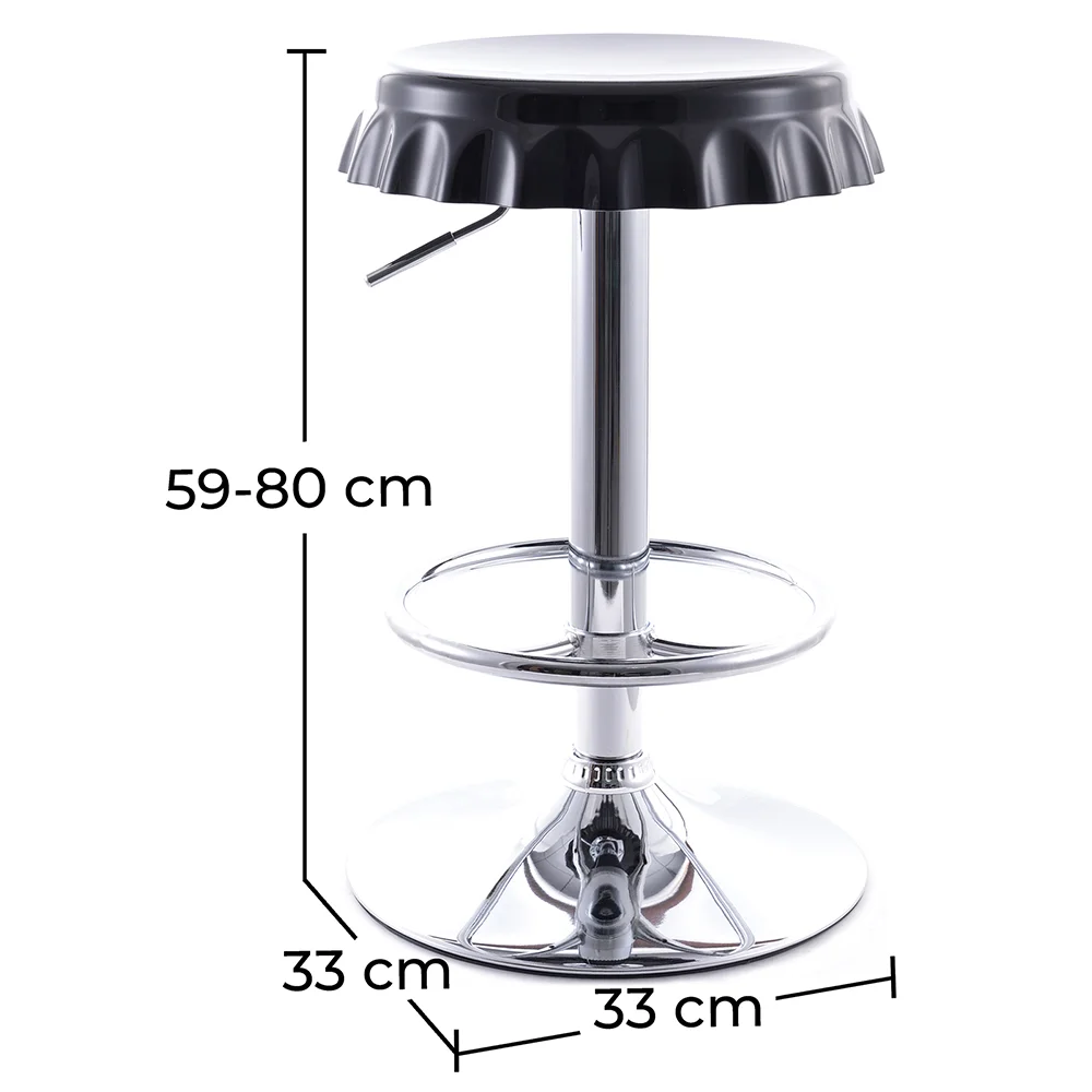 Swivel Barstool - Metal Design - Bottle image 10