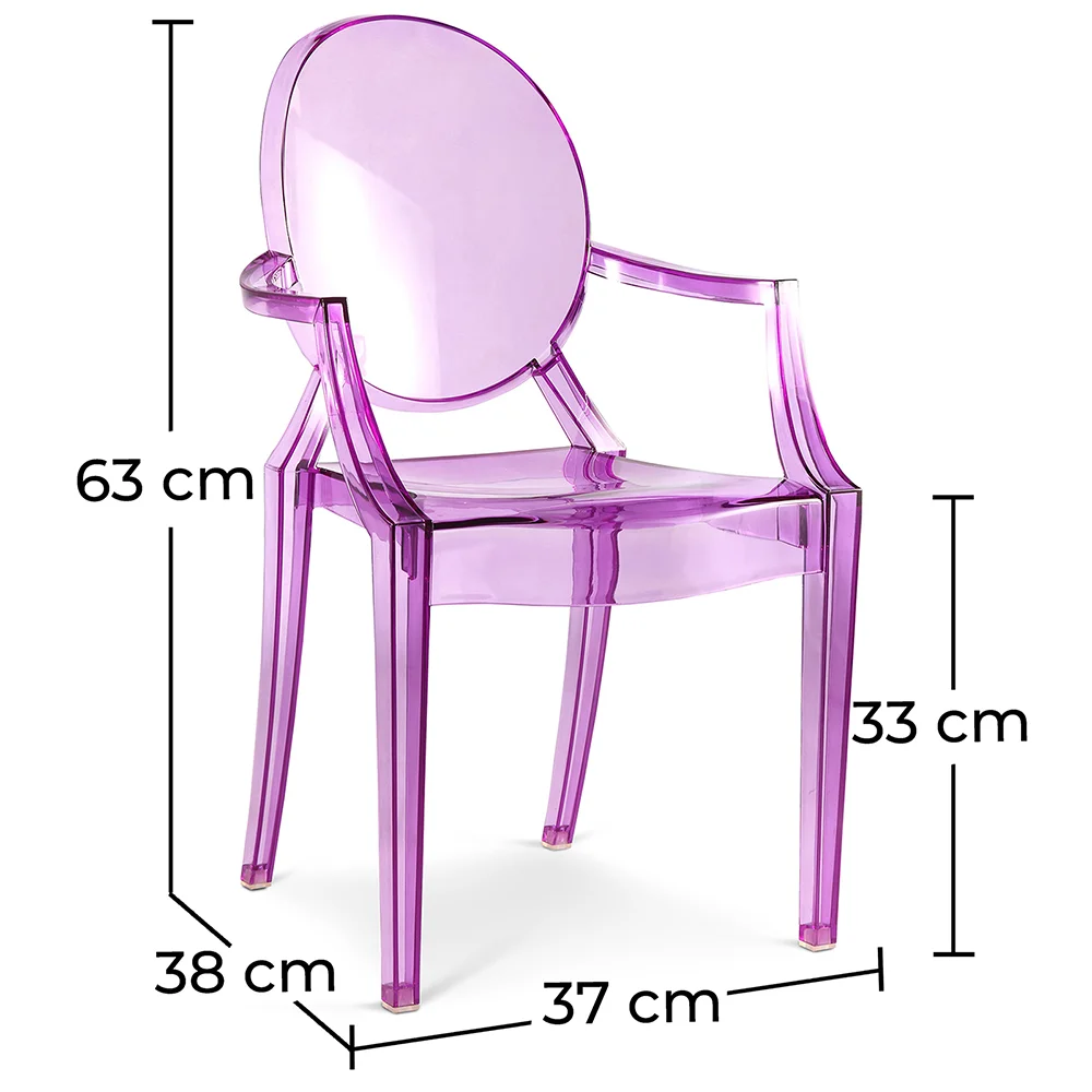 Children's Chair - Children's Chair Transparent Design - Louis XIV image 10