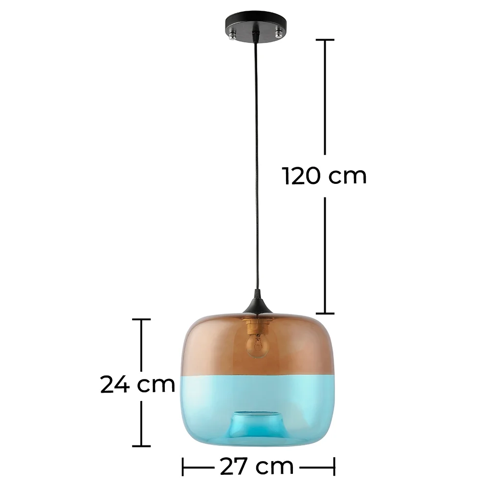 Crystal Ceiling Lamp - Blue Pendant Lamp - Bluey image 10