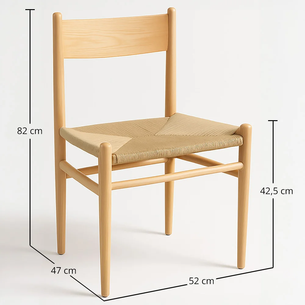 Wooden Dining Chair - Retro Design - Cawi image 10