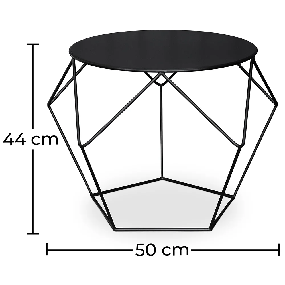 Side Table - Industrial Design - Metal - Diamond image 10