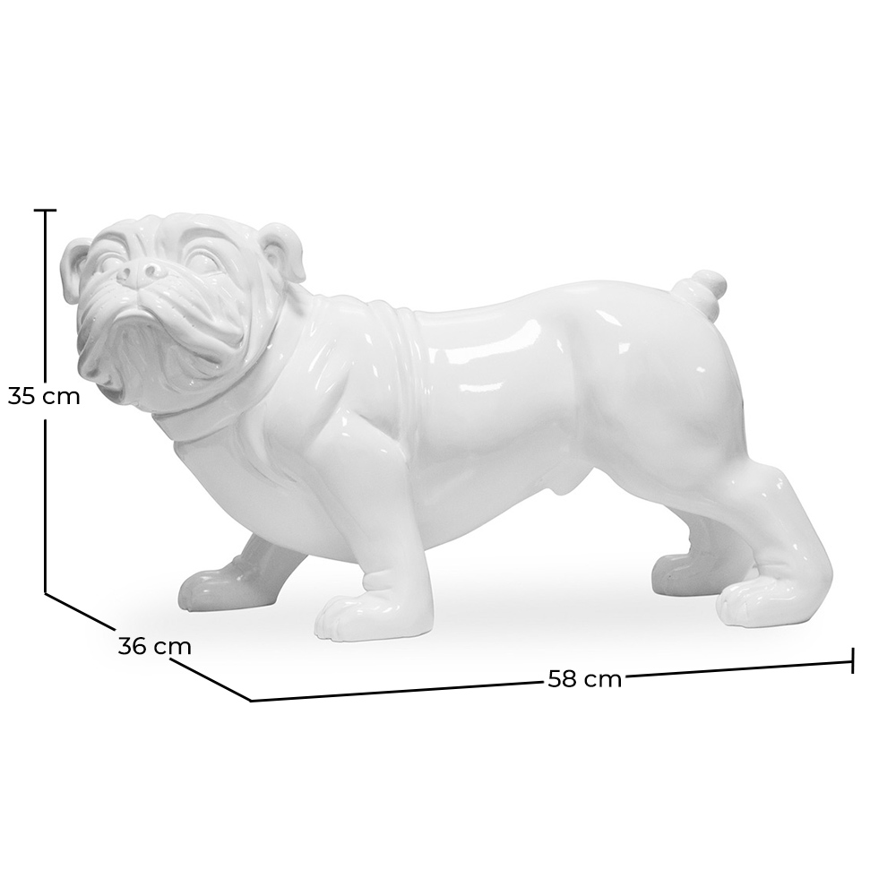 Decorative sculpture design Bulldog resin image 10