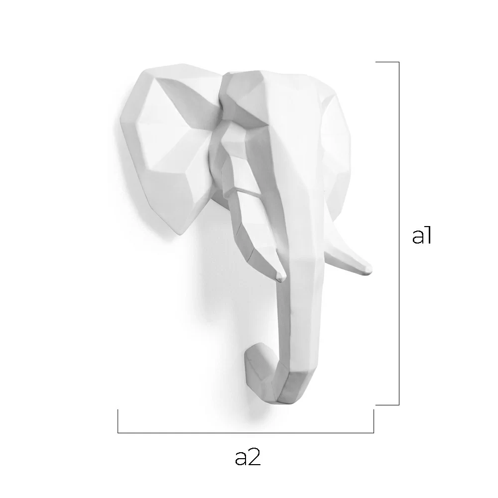 Origami Elephant Head Resin image 10