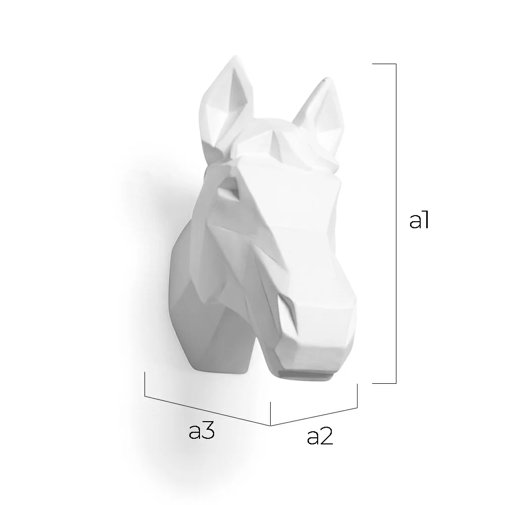 Origami Horse Head Resin image 10