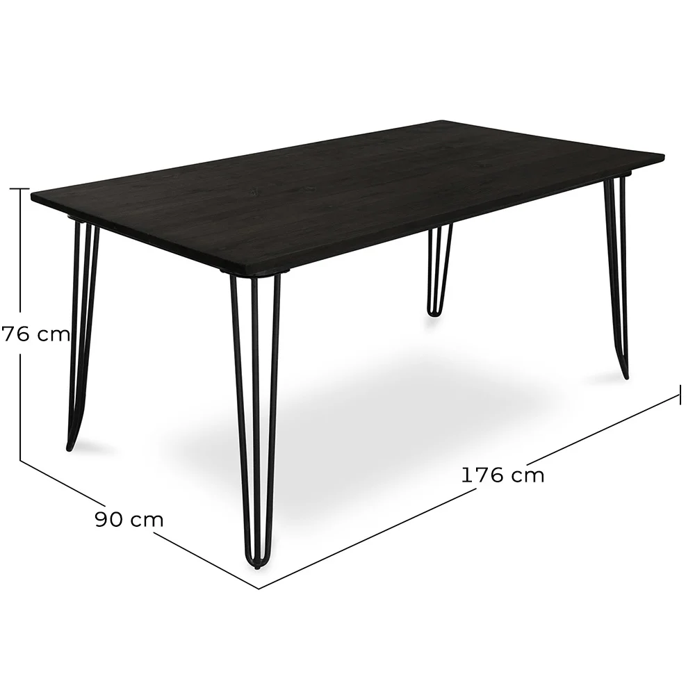 Hairpin Dining table 170x90cm image 10