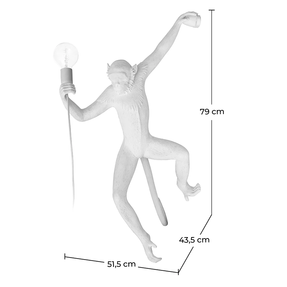 Wall Lamp - Monkey Design - Resina image 10