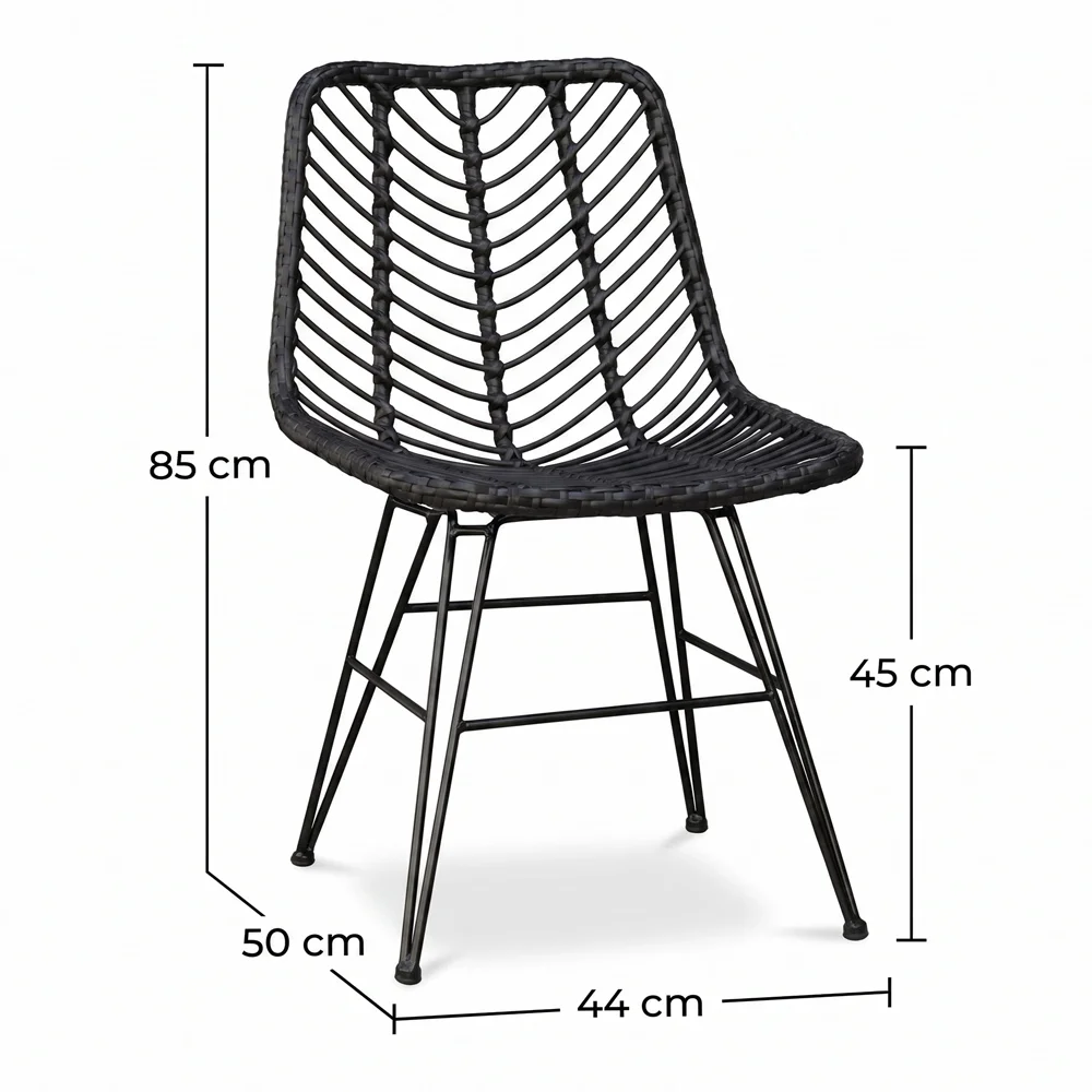 Rattan Dining Chair - Boho Style - Mia image 10