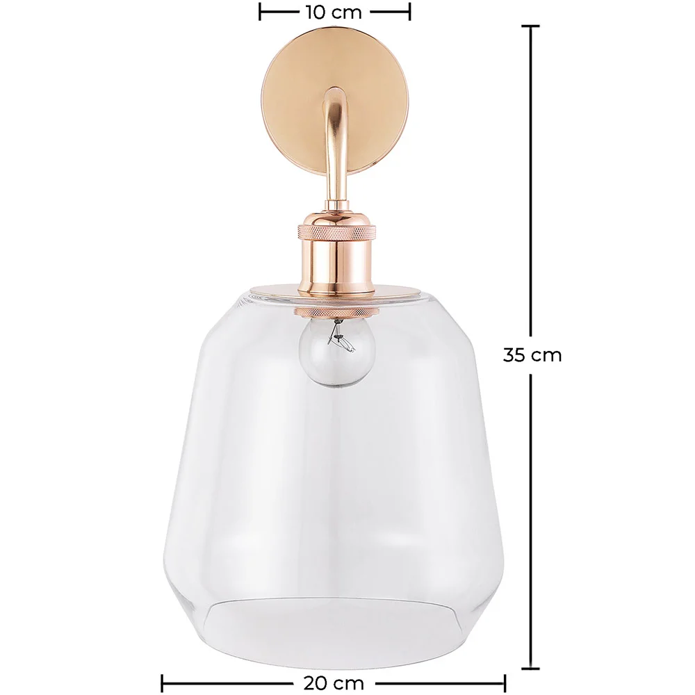 Wall Lamp - Glass Shade - Alessia image 10