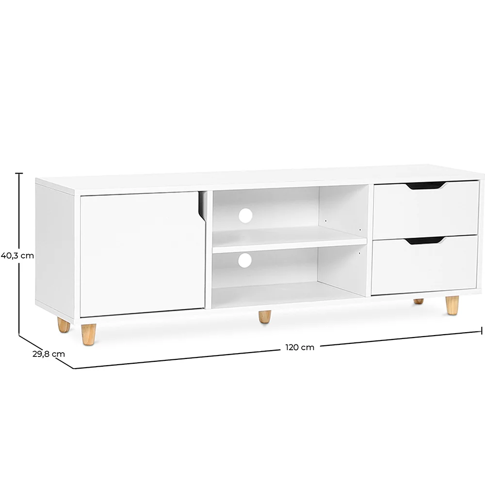 Wooden TV Stand - Scandinavian Design - Waan image 10