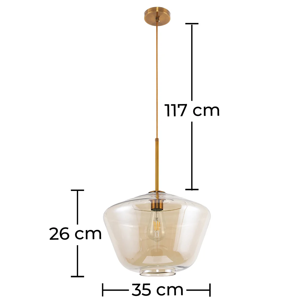 Crystal Ceiling Lamp - Vintage Design Pendant Lamp - Erik image 10