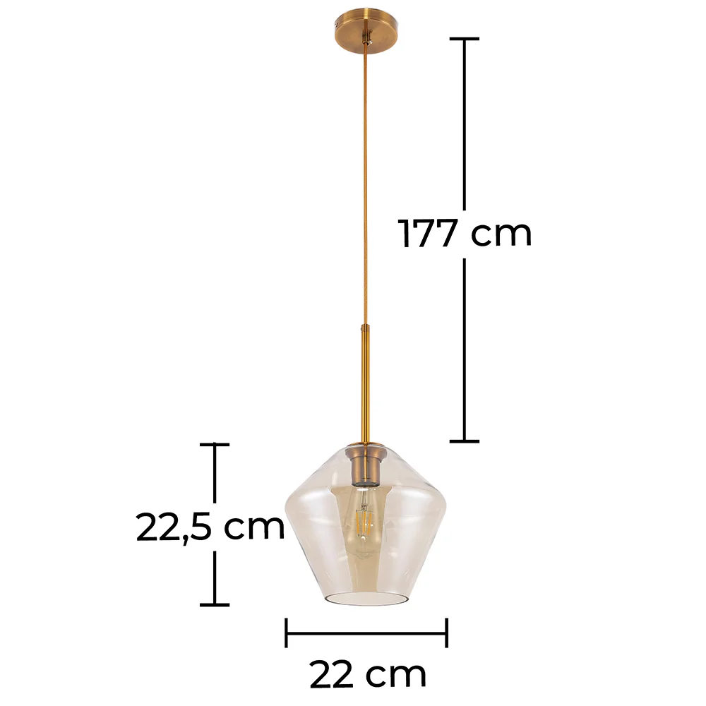 Crystal Ceiling Lamp - Diamond Design Pendant Lamp - Alon image 10