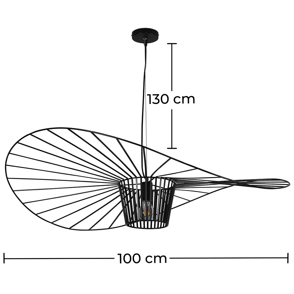 Ceiling Lamp - Pendant Lamp Pamela Design - 100cm - Vertical image 10