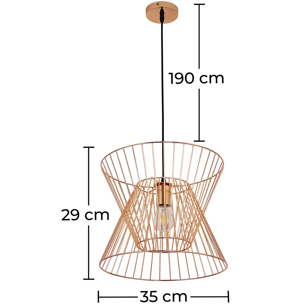 Retro Ceiling Lamp - Design Pendant Lamp - Lia image 10