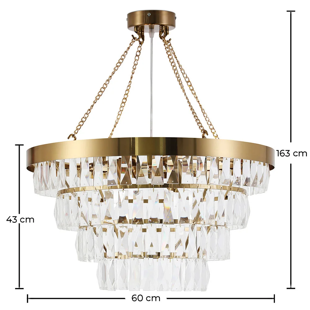 Crystal Ceiling Lamp - Chandelier Pendant Lamp - Loraine image 10
