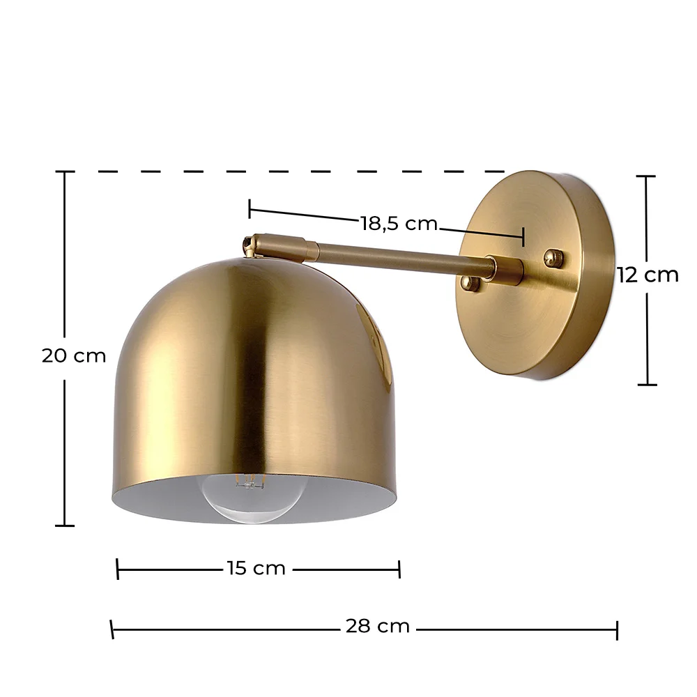 Wall Lamp - Golden Metal - Bleni image 10