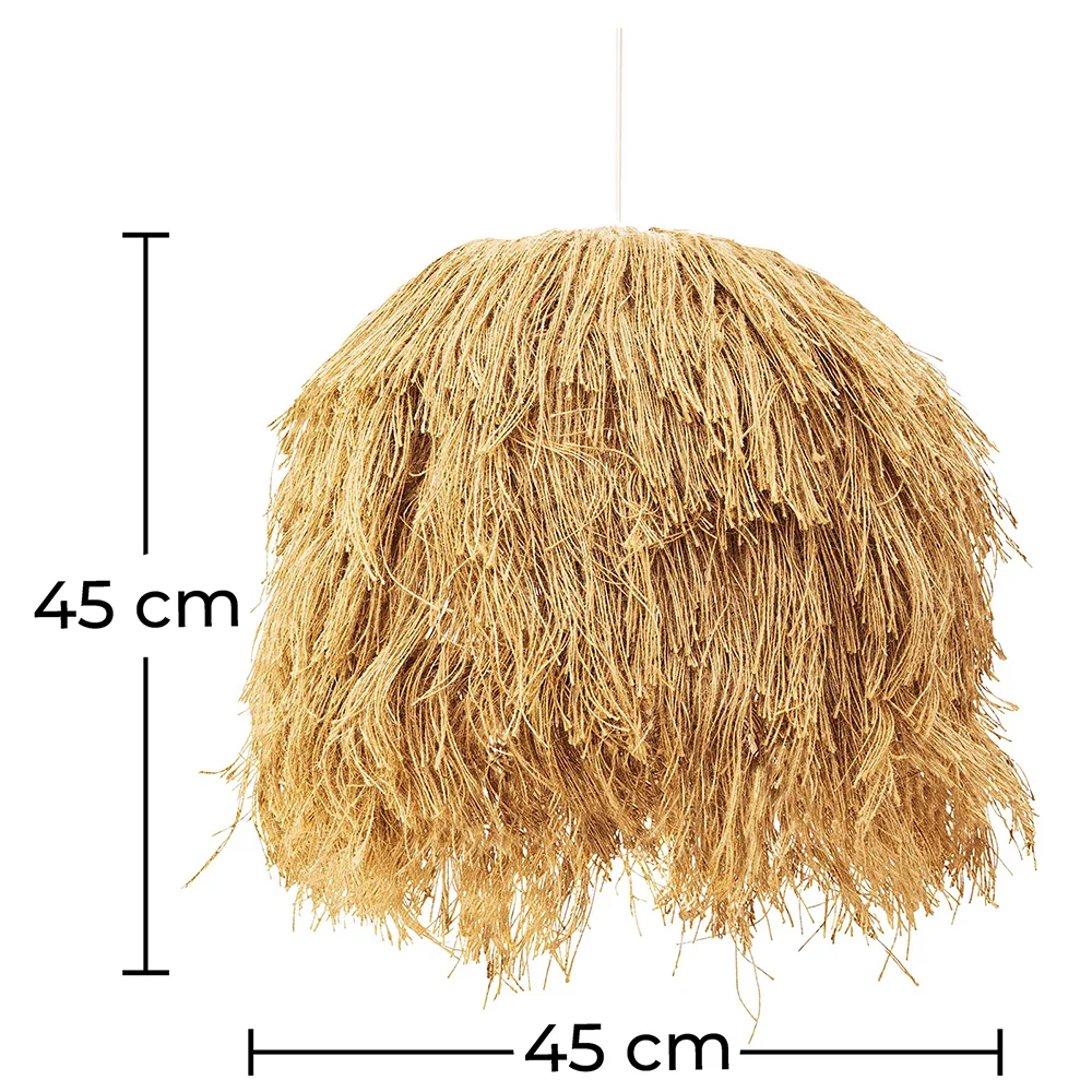 ute Ceiling Lamp - Boho Bali Design Hanging Lamp - Lien image 10