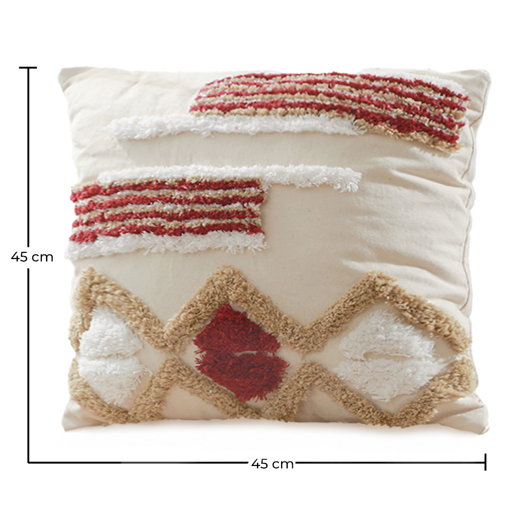 Boho Bali Style Cushion - Cover and Filling Included - Rajni image 10