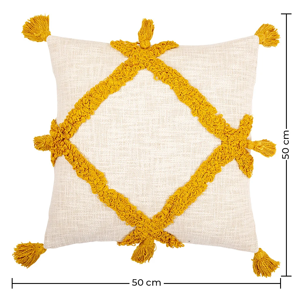Boho Bali Style Cushion - Cover and Filling Included - Frewla image 10