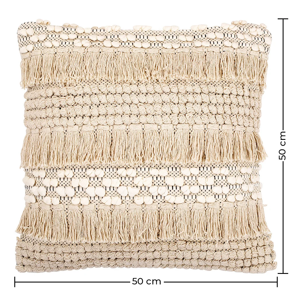 Boho Bali Style Cushion - Cover and Filling Included - Chelay image 10