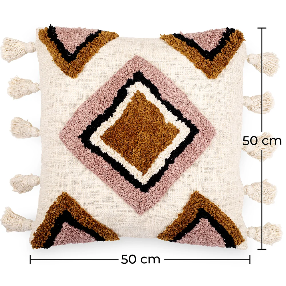 Boho Bali Style Cushion - Cover and Filling Included - Aurelia image 10