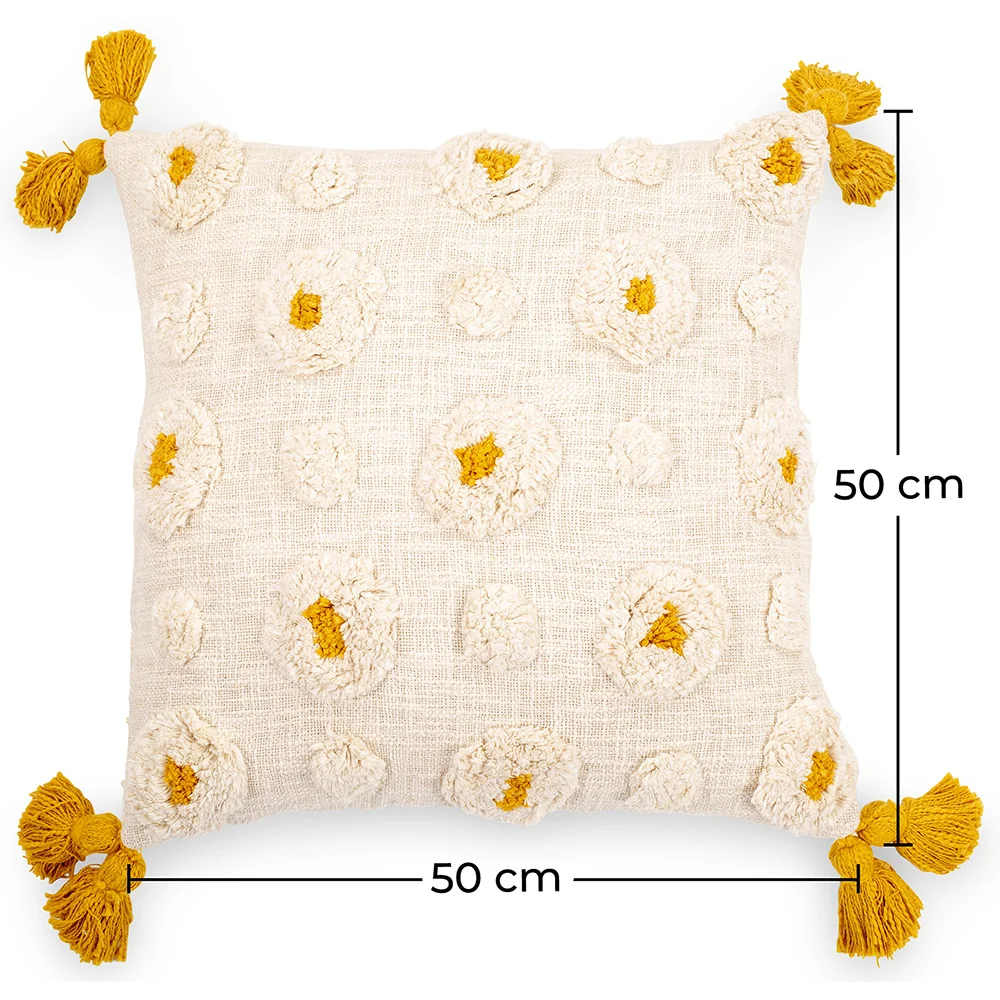 Boho Bali Style Cushion - Cover and Filling Included - Isla image 10