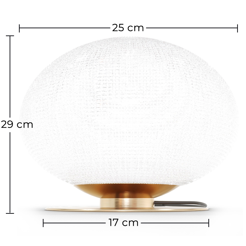 Table Lamp - Designer Living Room Lamp - Crystal Ball - Bale image 10