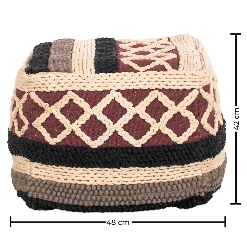 Boho Bali Style Pouffe Seat - Lonbay image 10