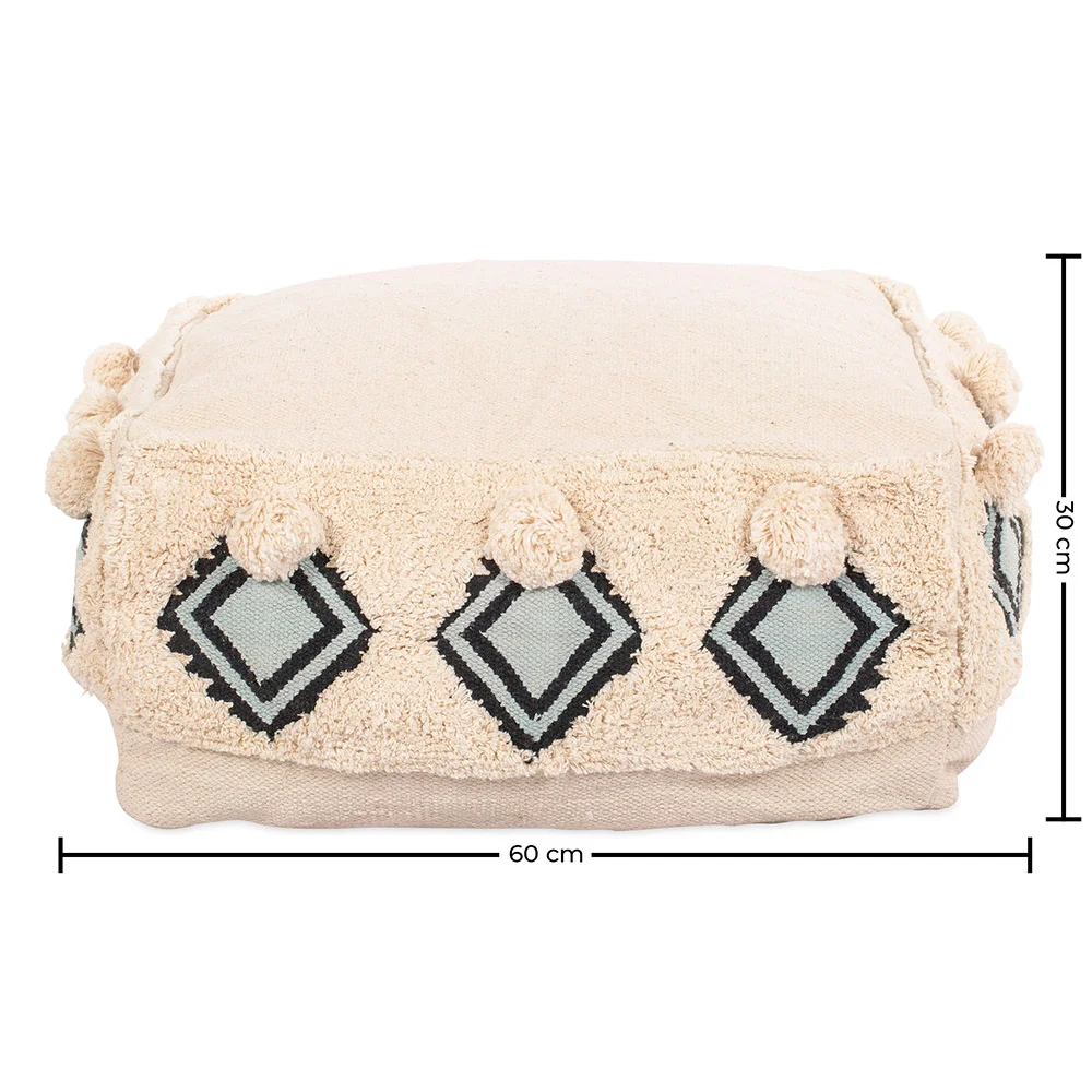Boho Bali Style Pouffe Seat - Adelaida image 10