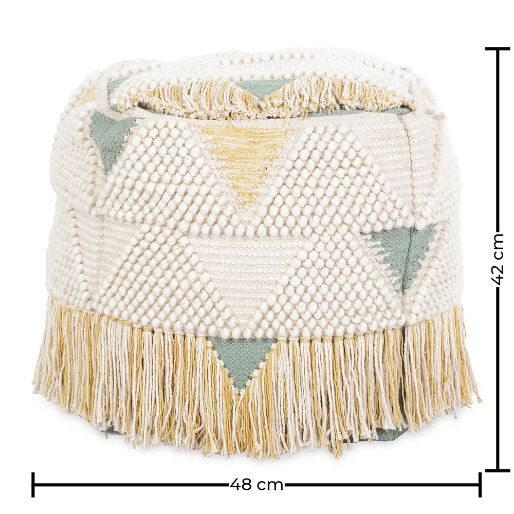 Boho Bali Style Pouffe Seat - Jacqueline image 10