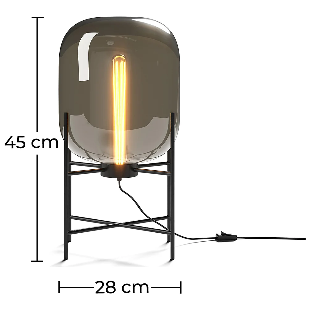 Table Lamp - Designer Living Room Lamp - Grau image 10