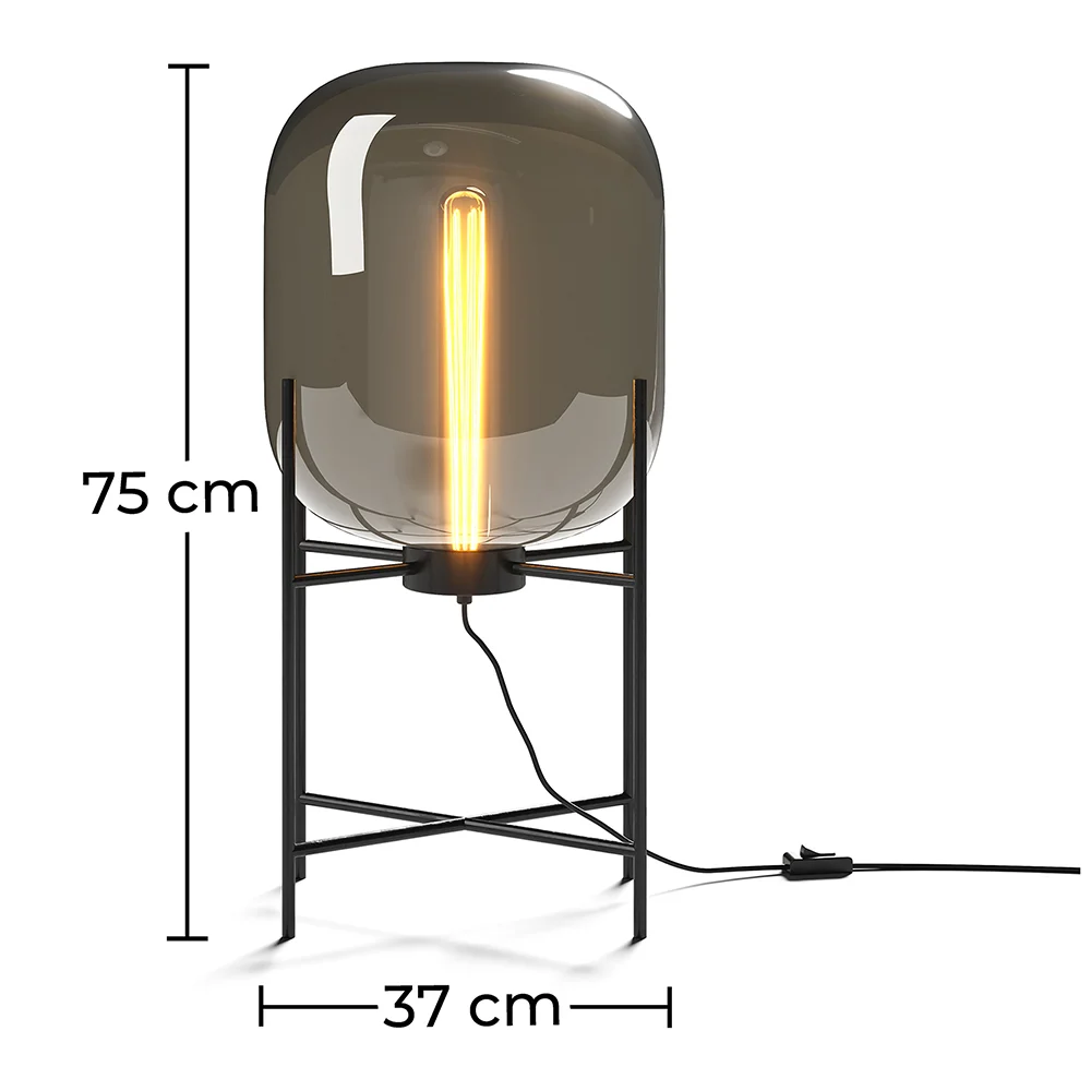 Design Floor Lamp - Living Room Lamp - Large - Grau image 10