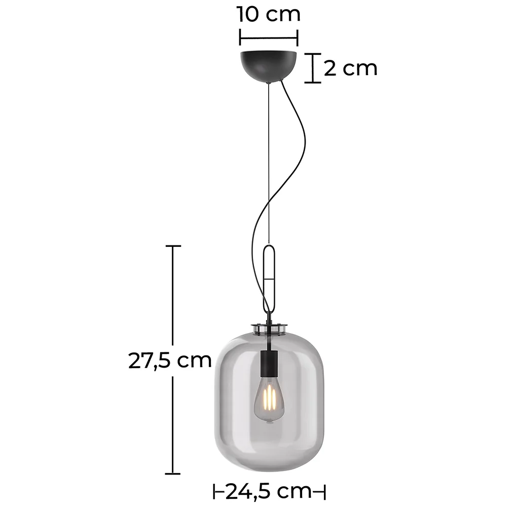 Crystal Ceiling Lamp - Designer Pendant Lamp - Grau image 10
