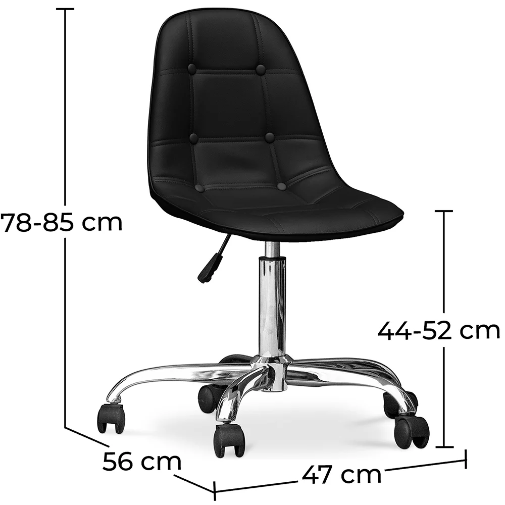 Desk Chair with Wheels - Upholstered - Fery image 10
