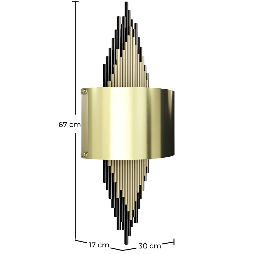 Golden Wall Lamp - Sconde - Golden image 10