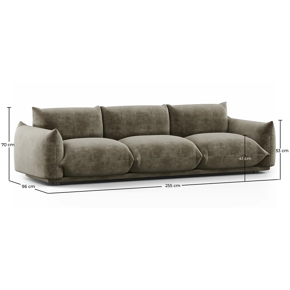 3-Seater Sofa - Velvet Upholstery - Wers image 10