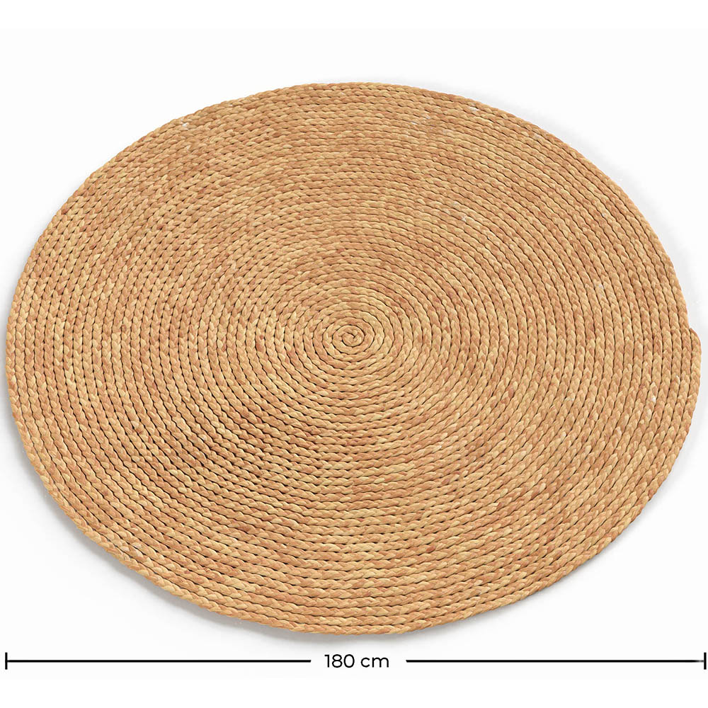 Round Jute Rug - Boho Bali - 180 CM - Kavya image 10