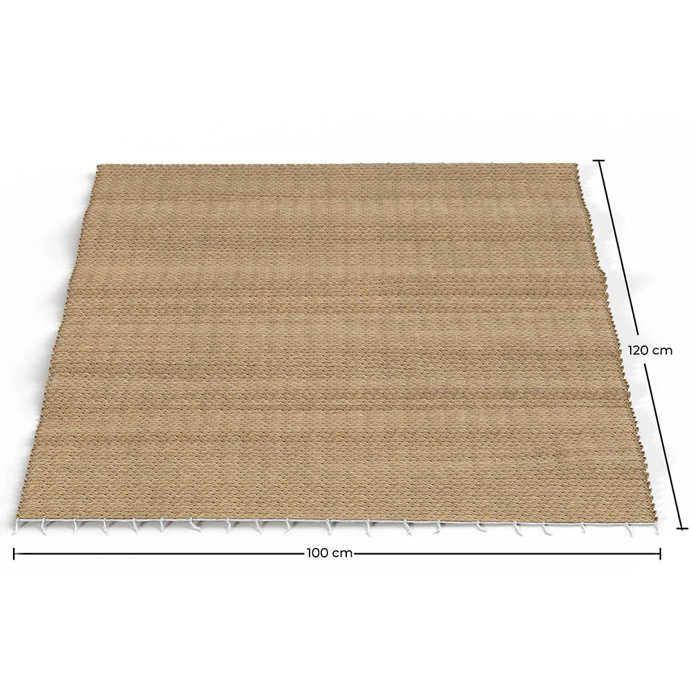 Rectangular Jute Rug - Boho Bali - 100x120 CM - Jaya image 10