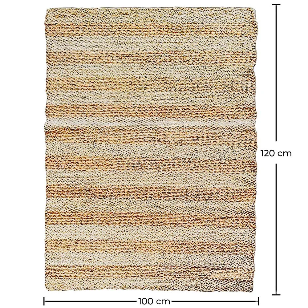 Rectangular Jute Rug - Boho Bali - 100x120 CM - Ghana image 10