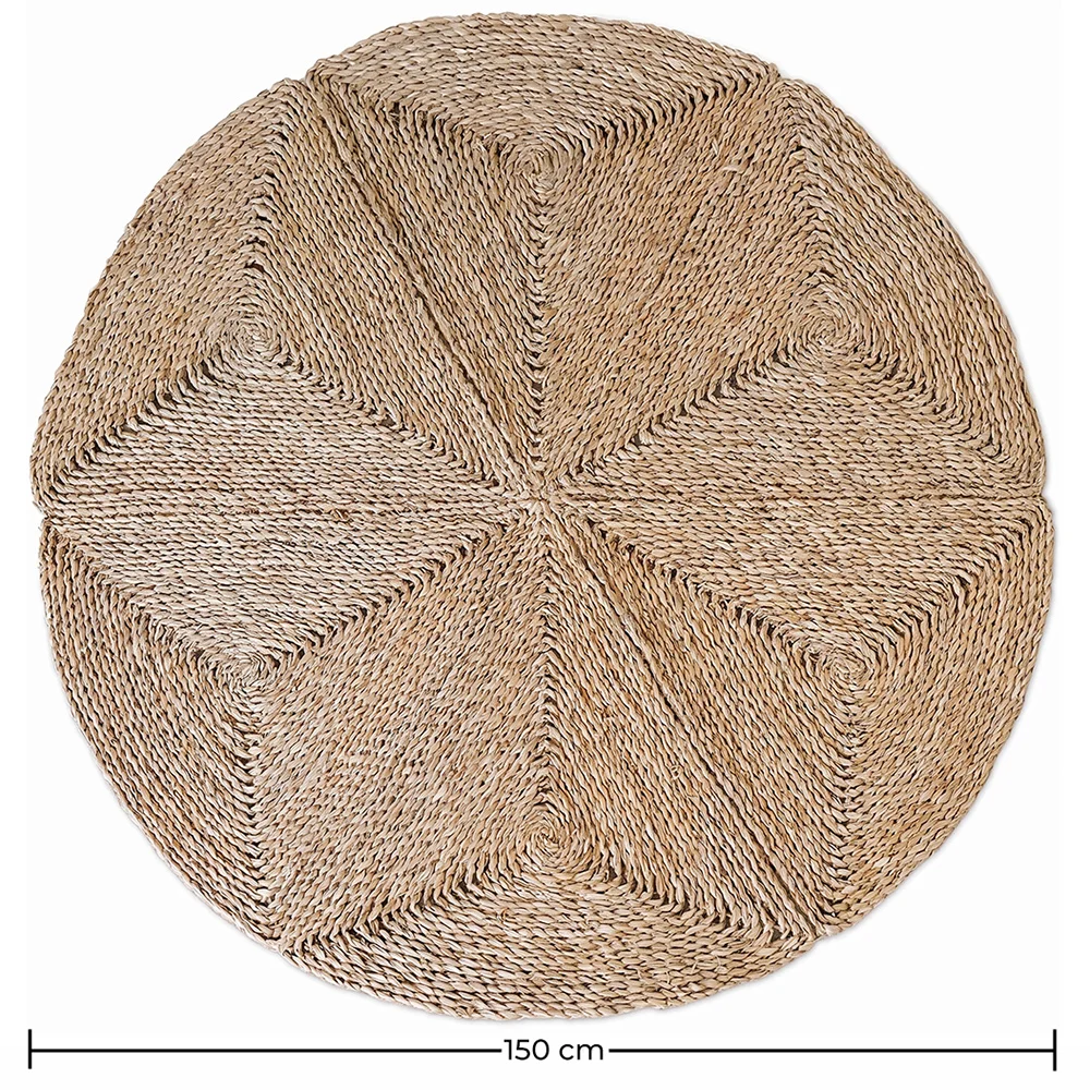 Round Jute Rug - Boho Bali - 150 CM - Gabba image 10