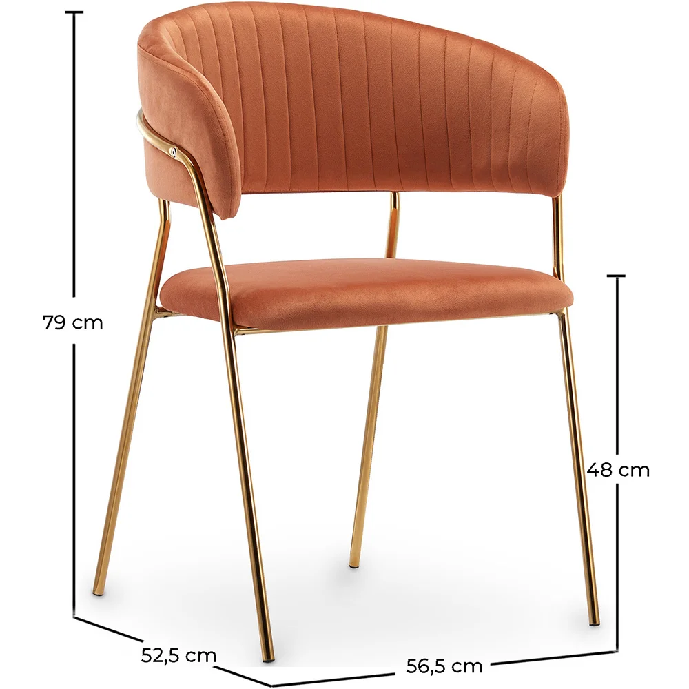 Dining chair - Upholstered in Velvet - Gruna image 10