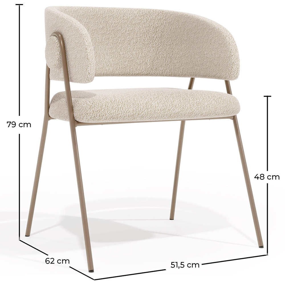 Dining Chair - Upholstered in Fabric - Roaw image 10