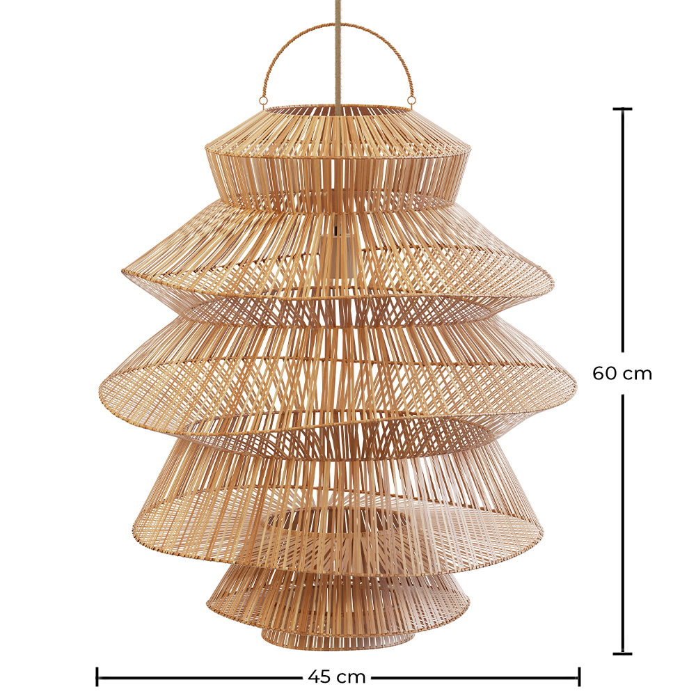 Rattan Pendant Lamp - Boho Bali - Ferta image 10