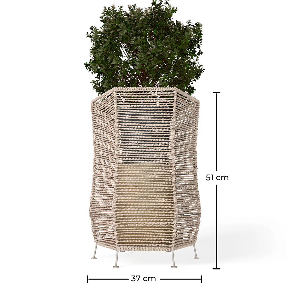 Round Floor Planter - Boho Style - Bohemian image 10