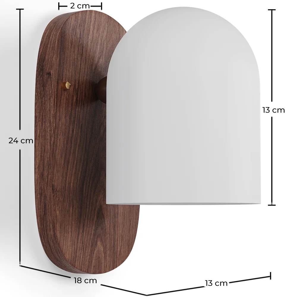Wooden and Metal Wall Sconce - Guee image 10
